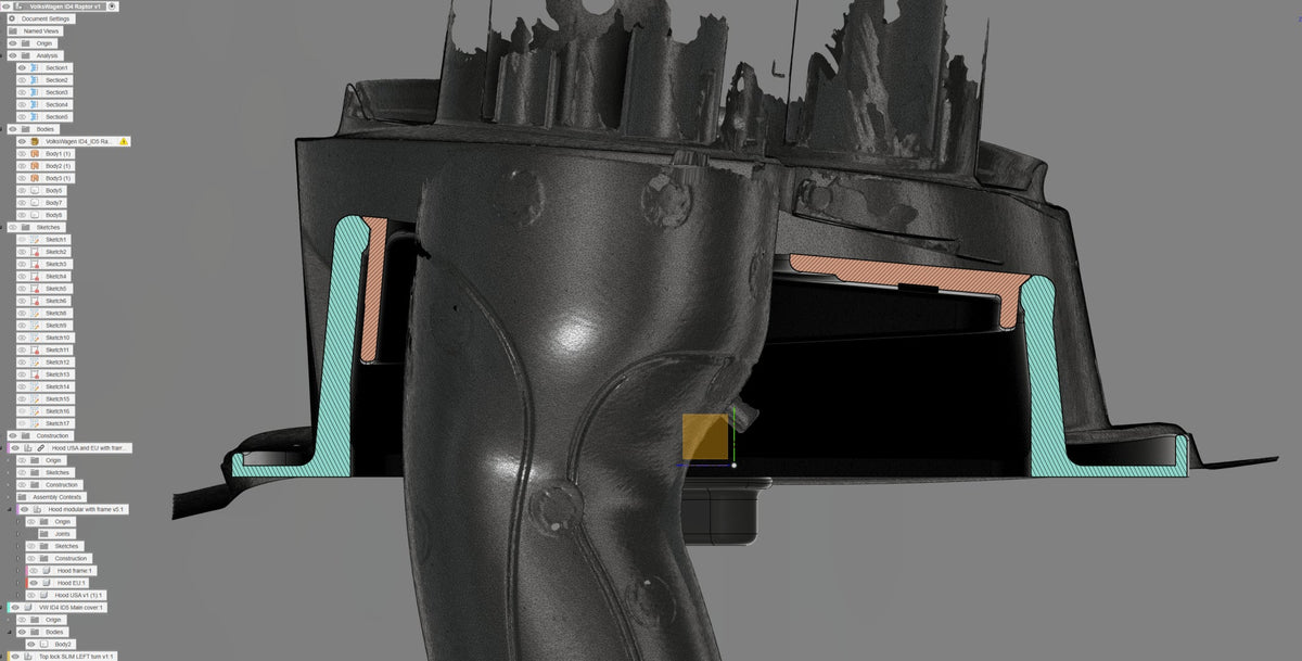 VolksWagen ID.4 ID.5 V2 - Weather and Snow Cover for Charging Port - photo 3