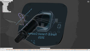 Ford E-Transit Courier - Weather and Snow Cover for Charging Port - photo 3