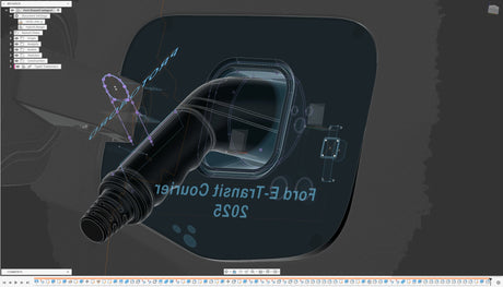 Ford E-Transit Courier - Weather and Snow Cover for Charging Port - photo 3